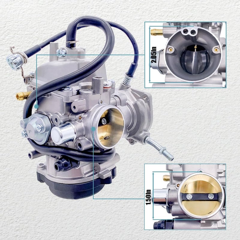 Aniro Moto YFM400 Carburetor Fits For Yamaha Grizzly 450 Carb YFM450 YFM 450 Big Bear 400 2X4 4X4 YFM400 with Fuel Tank Switch Valve Petcock - Image 4